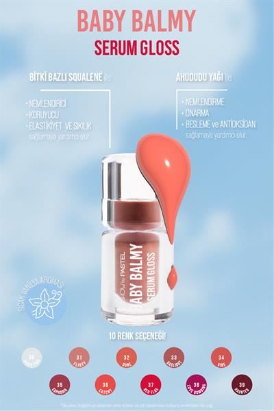 PASTEL BABY BALMY SERUM GLOSS DUNE NO:32