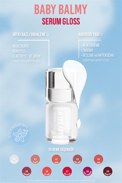 PASTEL BABY BALMY SERUM GLOSS GHOSTING NO:30