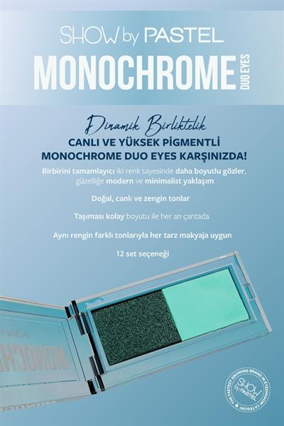 Show By Pastel Monochrome Duo Eyes İkili Far Paleti - No: 21 Natural Beauty