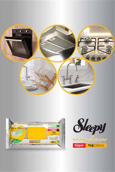Sleepy Easy Clean Yağ Çözücü Havlu 30 Yaprak