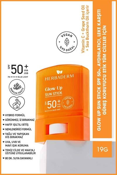 Stick Güneş Koruyucu 50+ SPF Leke Karşıtı & Aydınlatıcı 19 gr