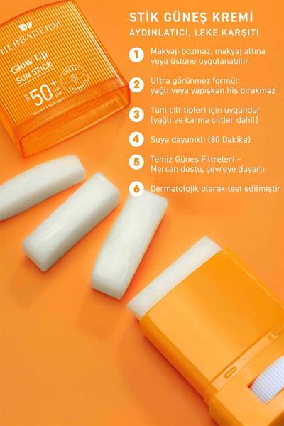 Stick Güneş Koruyucu 50+ SPF Leke Karşıtı & Aydınlatıcı 19 gr