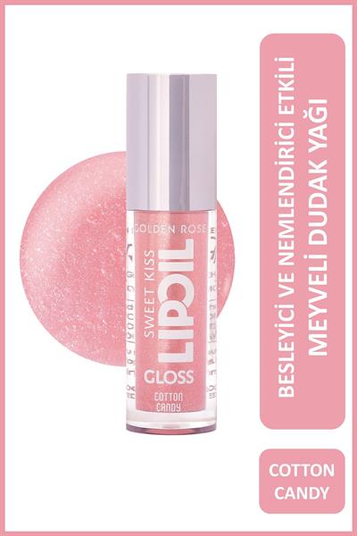 Sweet Kiss Lip Oil Gloss No:01 Dudak Parlatıcı Yağ Gül, Badem & Jojoba Yağlı 4,7 ml