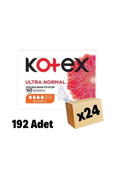Tekli Hijyenik Ped Normal 24'lü Set (1 Koli) Toptan