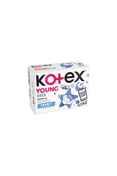 Young Genç Kızlar için Gece Pedi 6'lı Tekli Paket