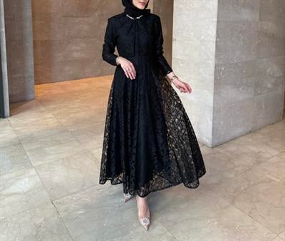 Dantel Dress | Siyah
