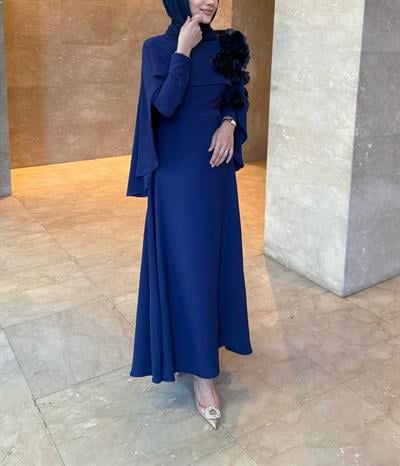 Elena  Dress | Lacivert 