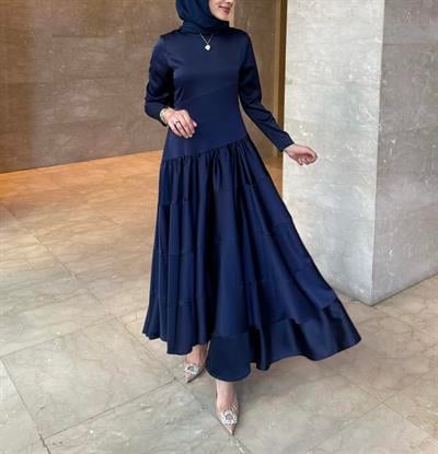 Lia Dress | Lacivert