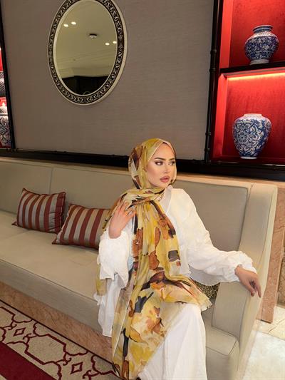 Mirelya Sal Siyaha Sarı İnce Pamuk