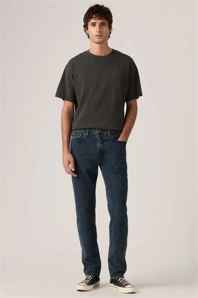Lse 502 Pamuklu Normal Bel Daralan Paça Jeans Erkek Kot Pantolon A2088-0066 LACİVERT