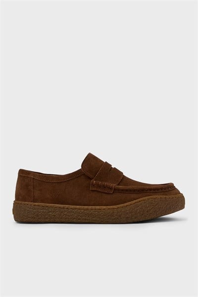 Süet Loafer Erkek Ayakkabı K101135-002 KAHVE