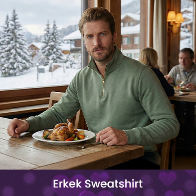 Erkek Sweatshirt Modelleri - Sevgililer Günü