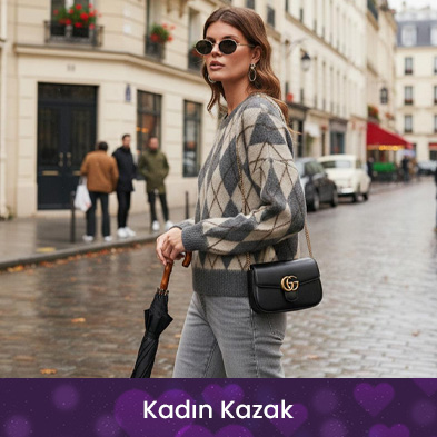Kadın Kazak Modelleri - Sevgililer Günü