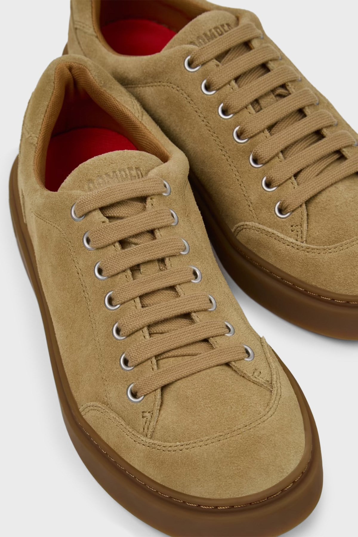 Camper Logolu Süet Sneaker Erkek Ayakkabı K101105-002 Kahve