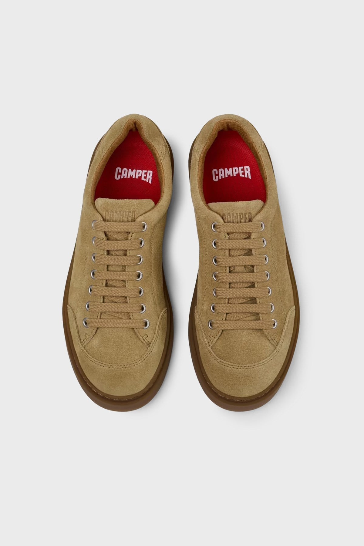 ととと Camper Logolu Süet Sneaker Erkek Ayakkabı K101105-002 Kahve
