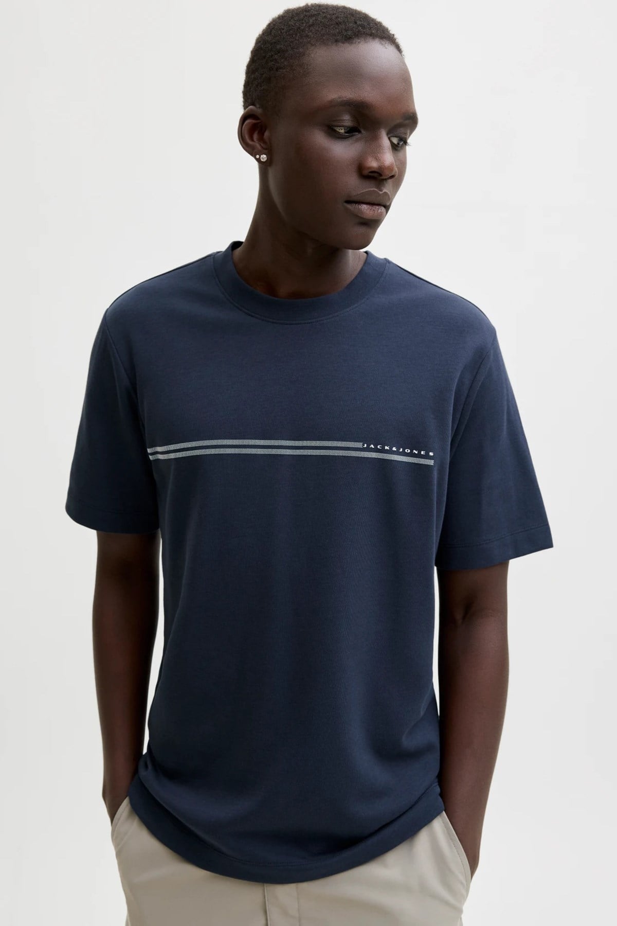 Jack & Jones Core Jcofusion Pamuklu Regular Fit Logolu Erkek T