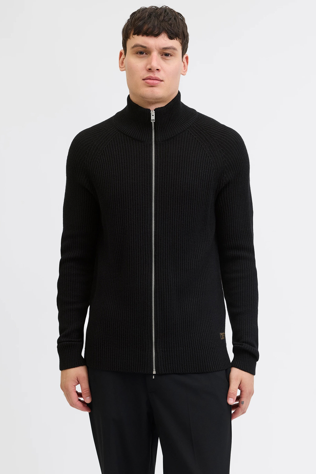 Jack & Jones Jjpannel Pamuk Karışımlı Regular Fit Dik Yaka Erkek