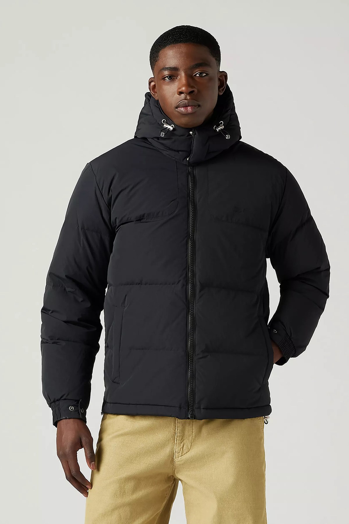 Levi's Kapitoneli Regular Fit Kapüşonlu Erkek Mont A8557-0000 SİYAH