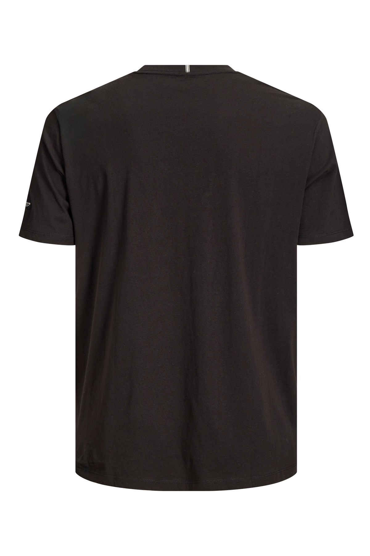 Jack & Jones Plus Büyük Beden Baskılı Regular Fit Bisiklet Yaka