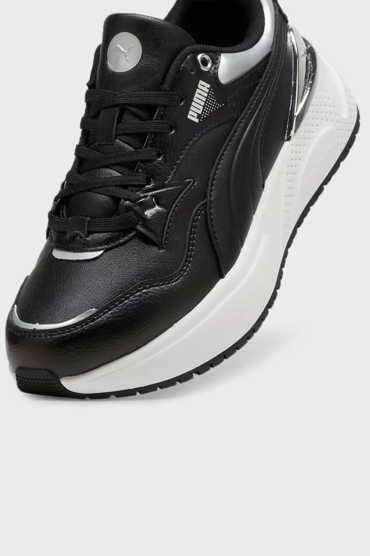 Puma R78 Disrupt Metallic Logolu Kalın Tabanlı Sneaker Bayan