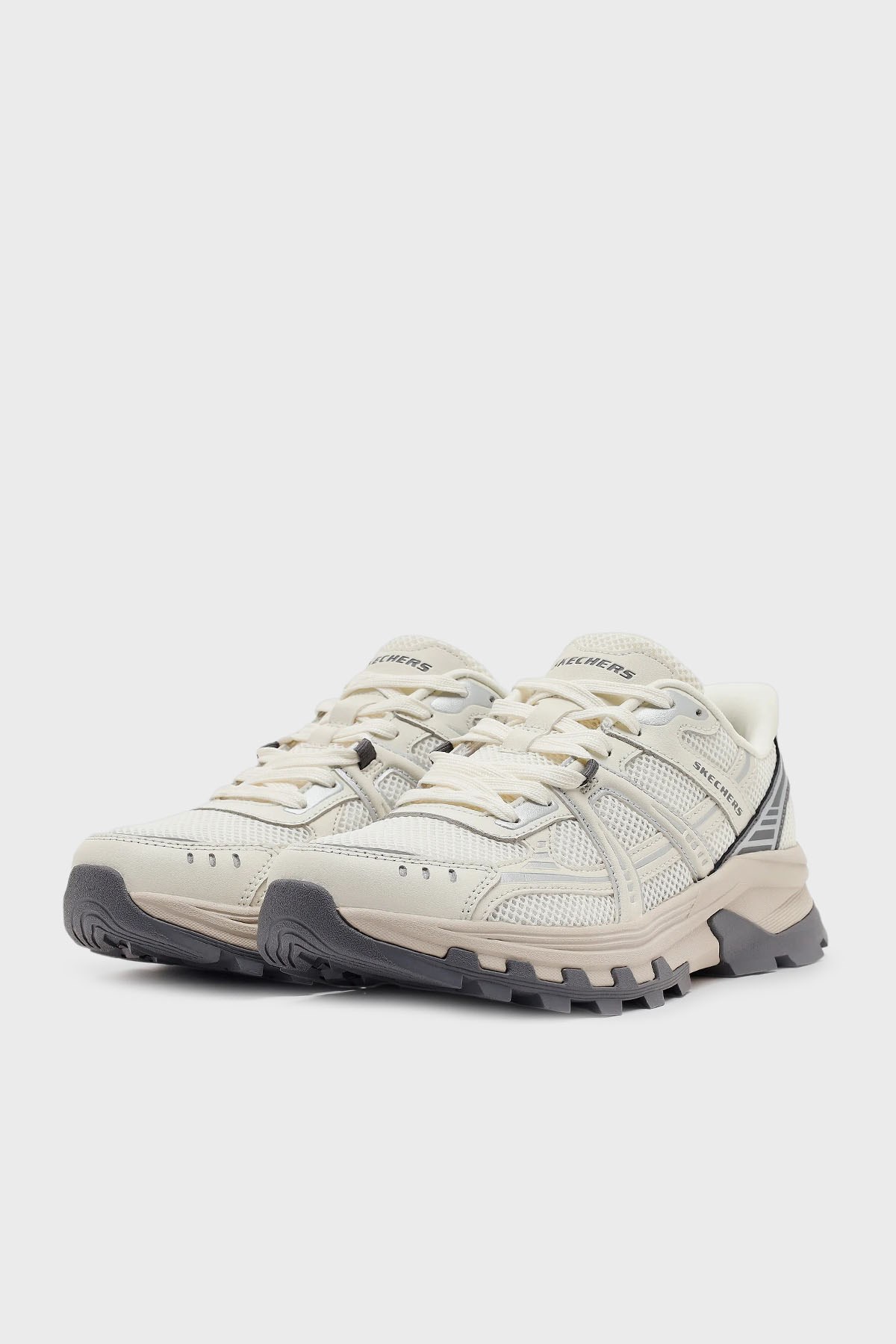 Skechers Randell Logolu Deri Karışımlı Sneaker Erkek Ayakkabı