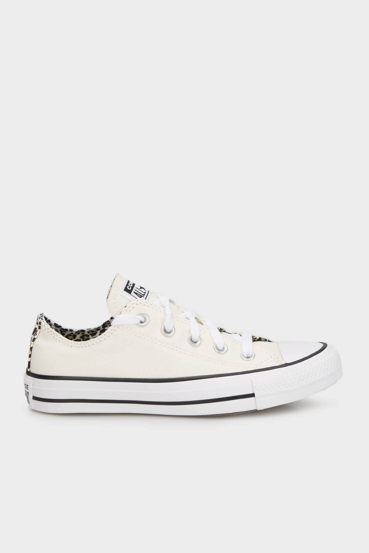 Converse Leopar Detaylı Sneaker Bayan Ayakkabı A14943C 286 KREM Converse Leopar Detaylı Sneaker Bayan Ayakkabı A14943C 286 KREM