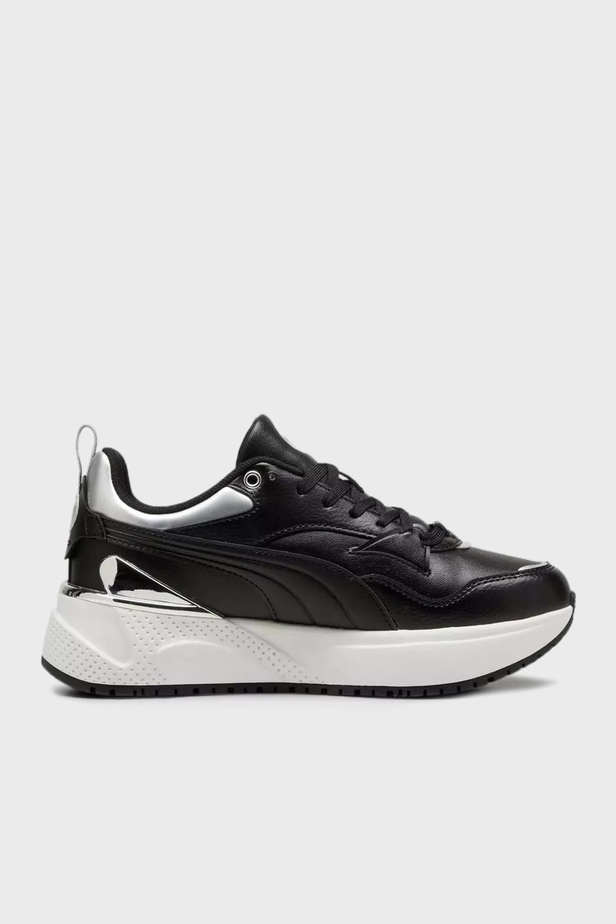 Puma R78 Disrupt Metallic Logolu Kalın Tabanlı Sneaker Bayan