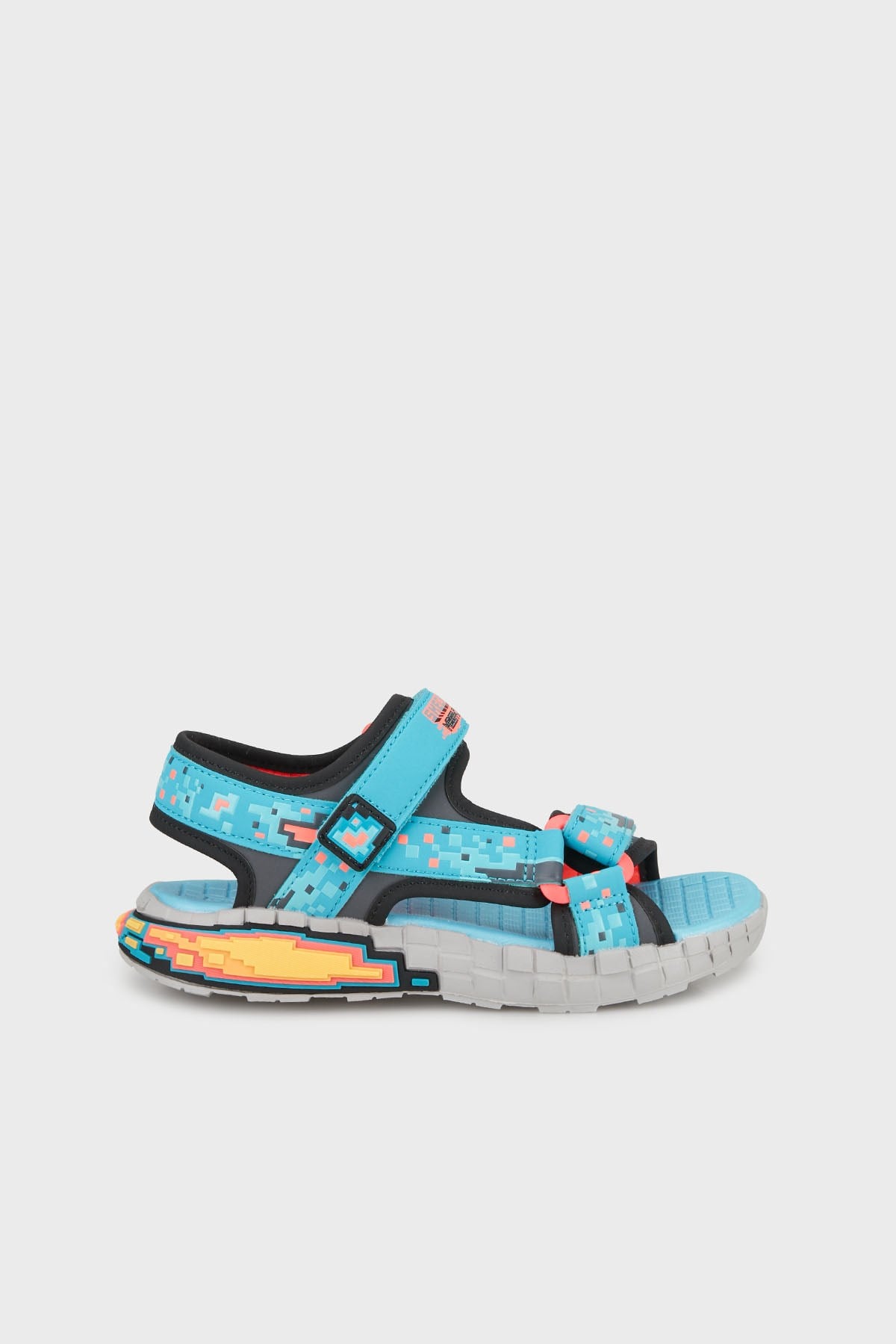 Skechers Mega-Splash Piksel Detaylı Cırt Cırtlı Erkek Çocuk