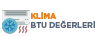 Klima BTU Değerleri