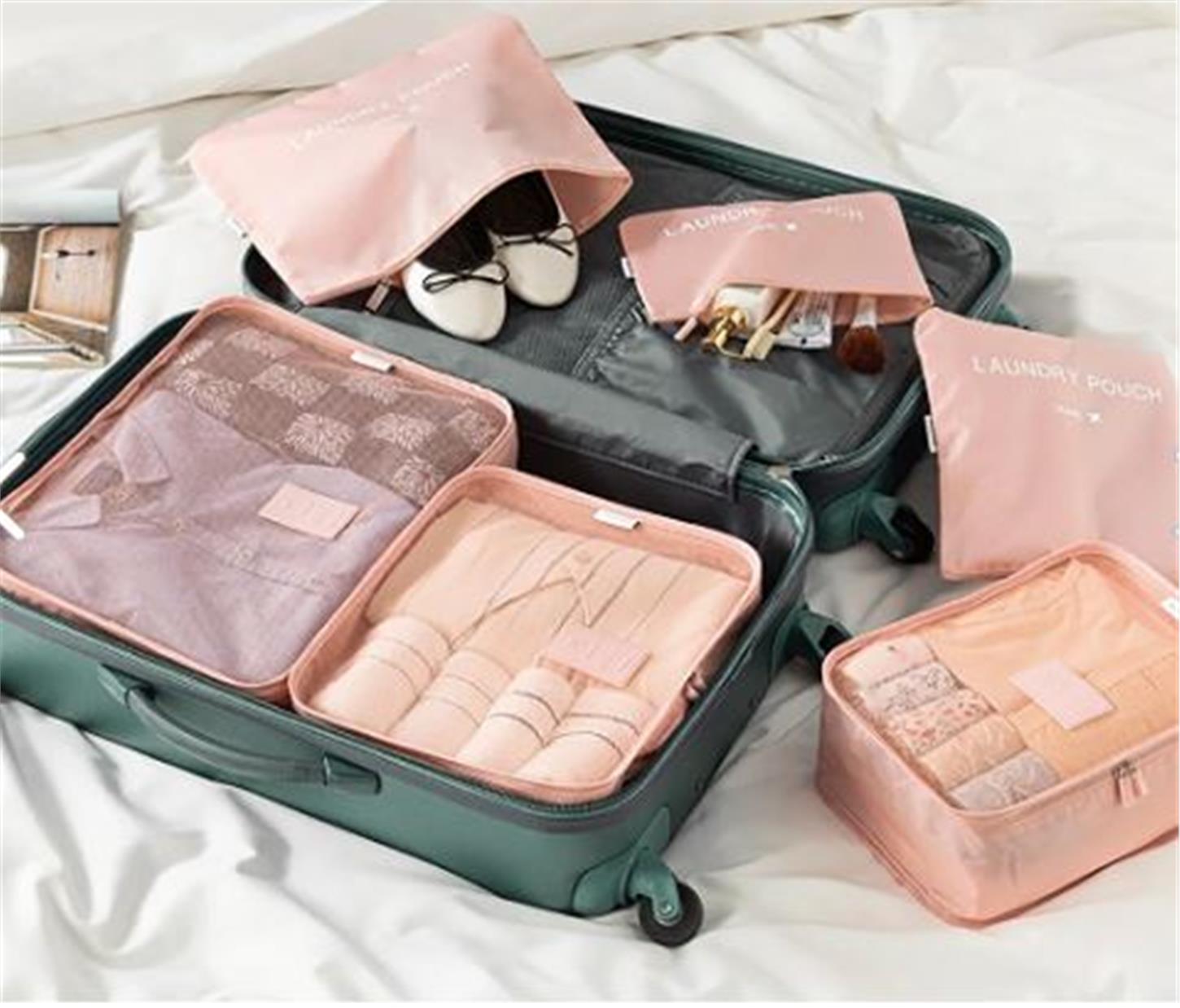 English Home Blare 6lı Organizer Set Pudra