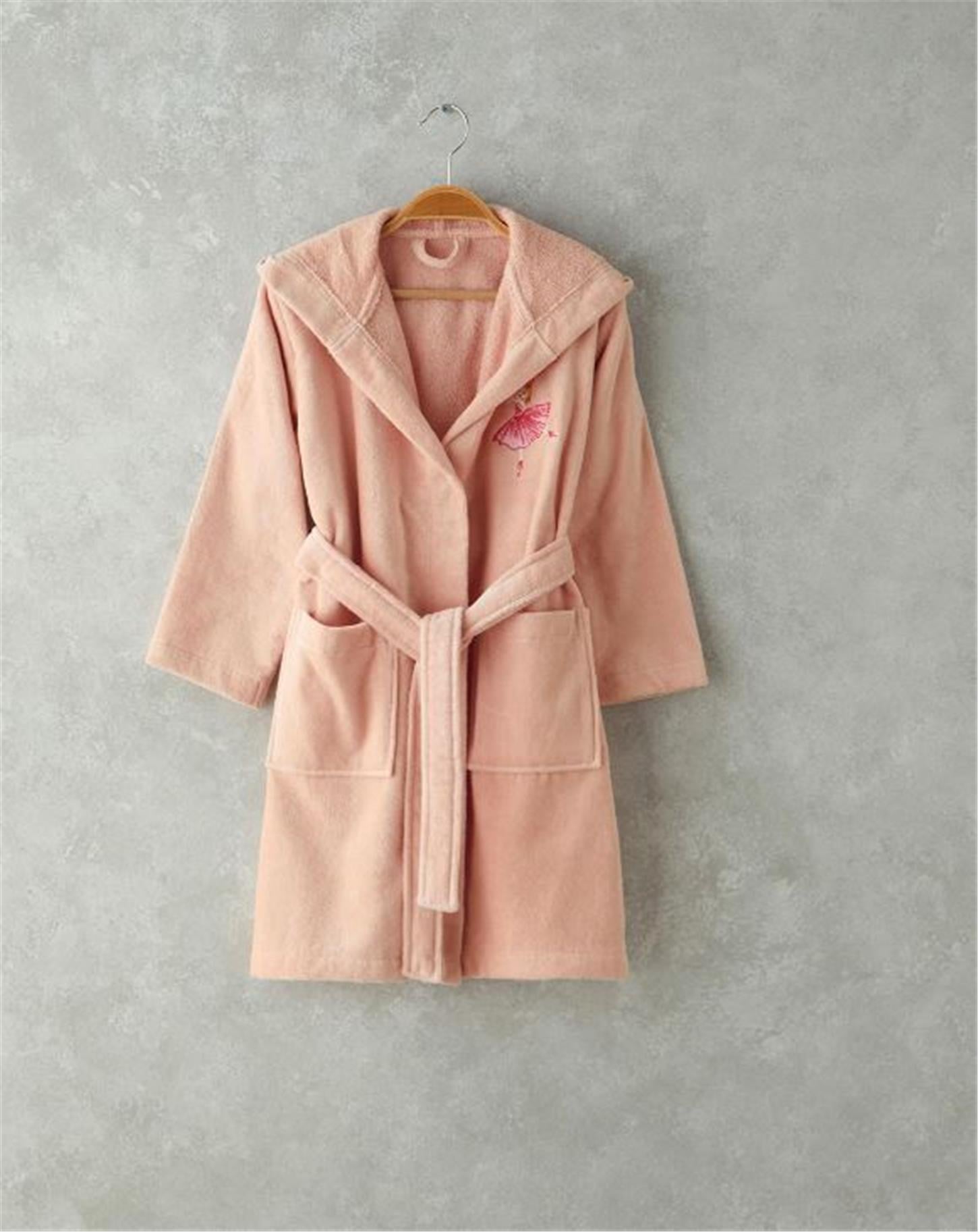 English Home Ballerina Çocuk Bornoz 6-8 Yaş Pembe