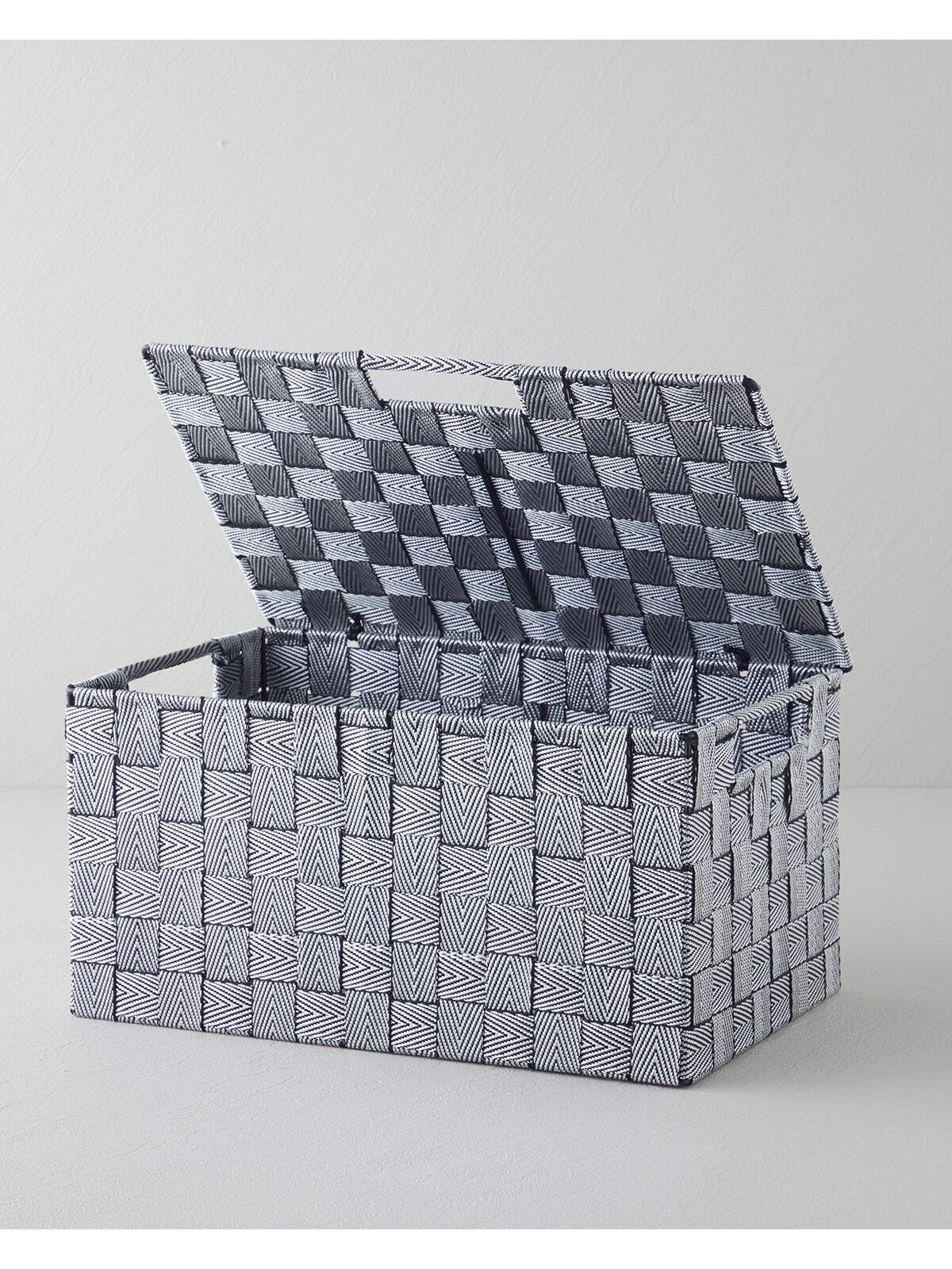 English Home Shine Saklama Kutusu 34x22x17 Siyah-Beyaz