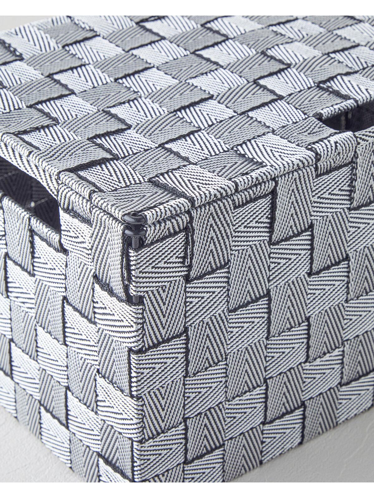 English Home Shine Saklama Kutusu 34x22x17 Siyah-Beyaz