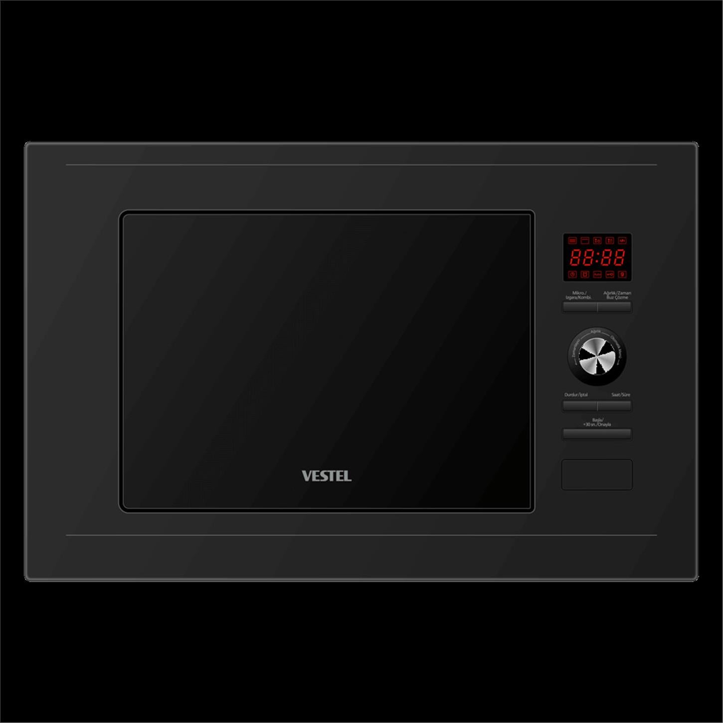 Vestel AMD 2011 S Ankastre Mikrodalga Fırın Siyah