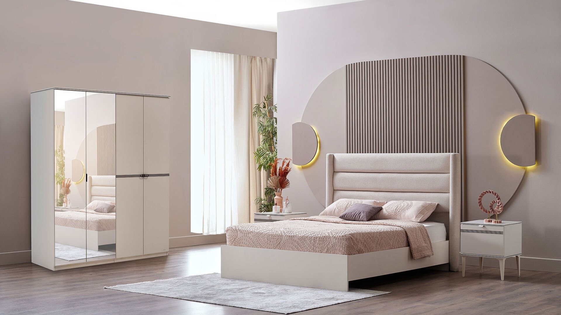 Bellona Nadia 4 Kapılı Gardırop