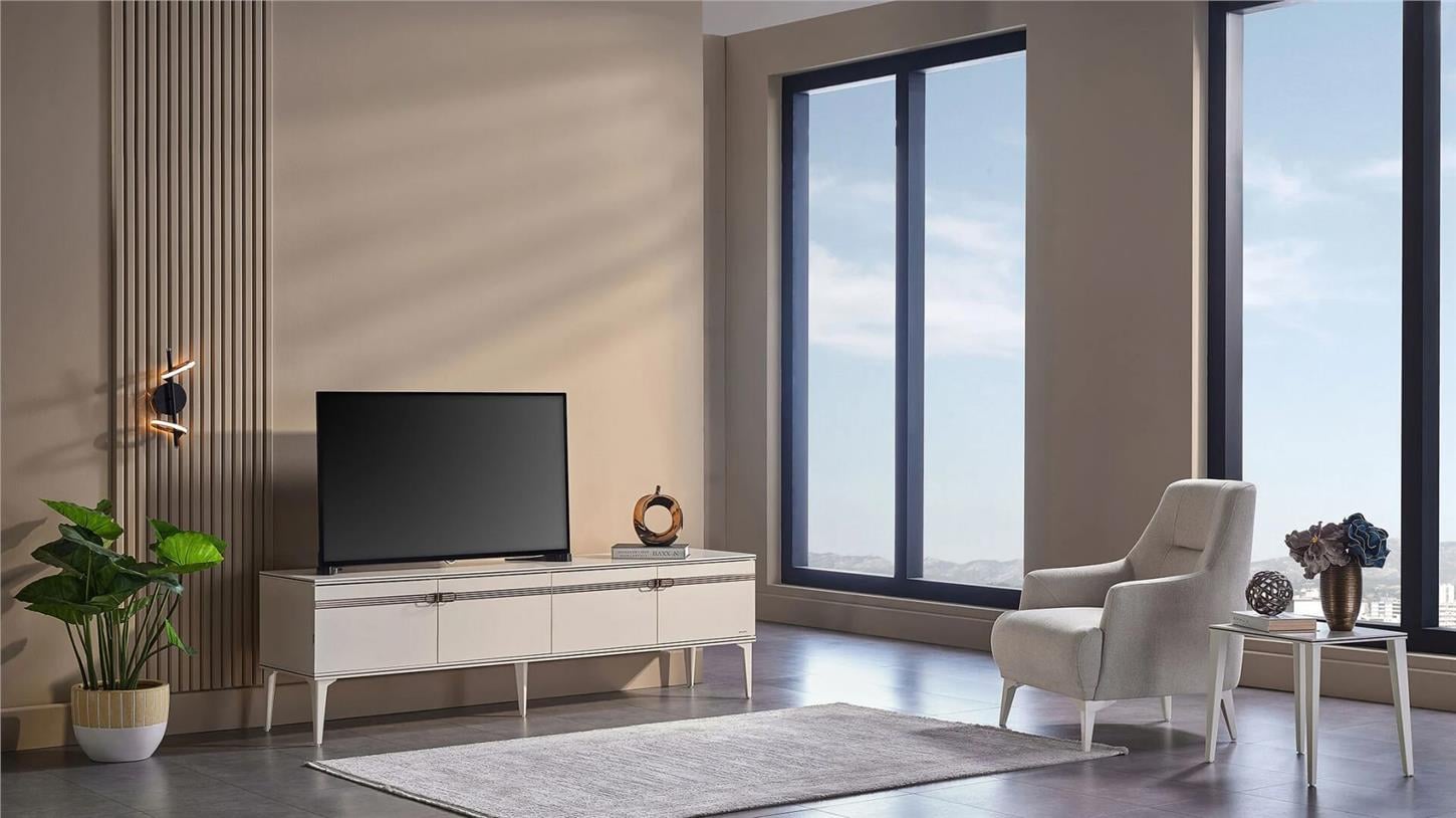 Blln Nadia Tv Sehpası Opak Byz