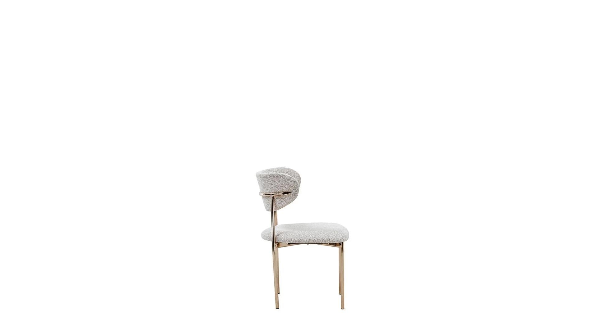 Blln Estella 6364 2 li Sandalye /Mondero Krem