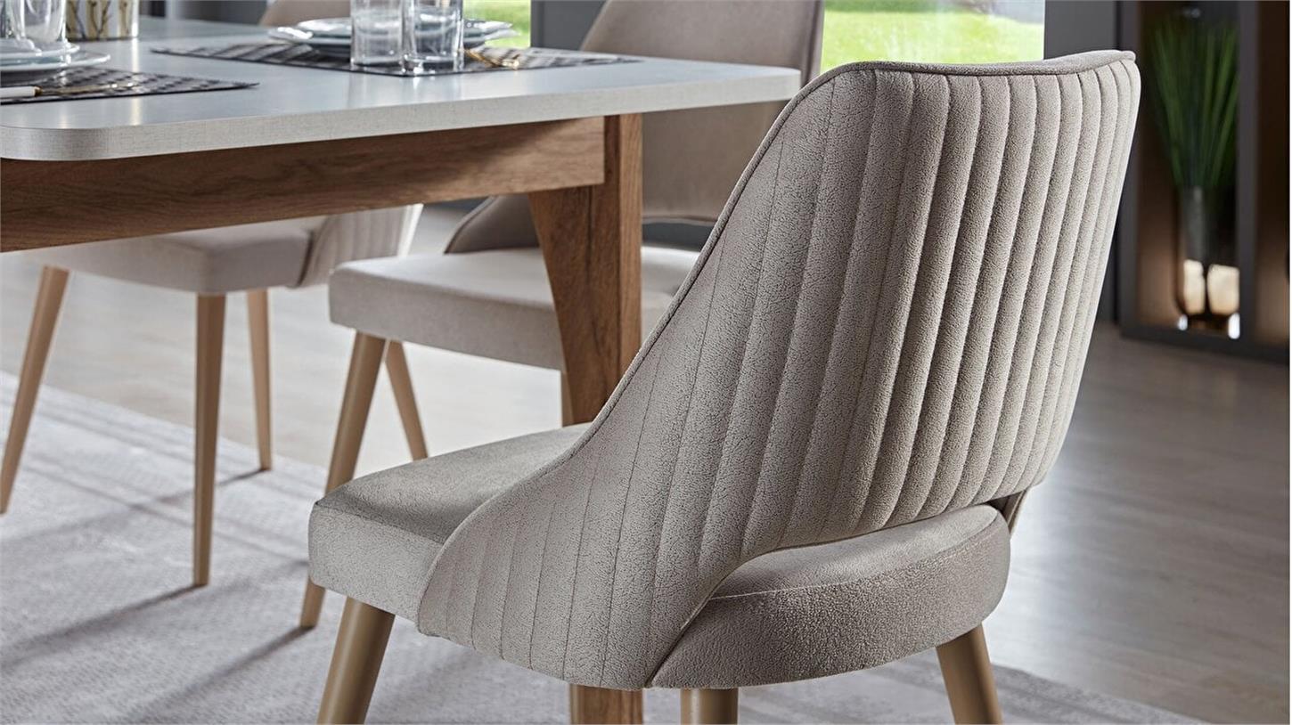 Bellona Valencia 6323 Sandalye 2 adet Bej