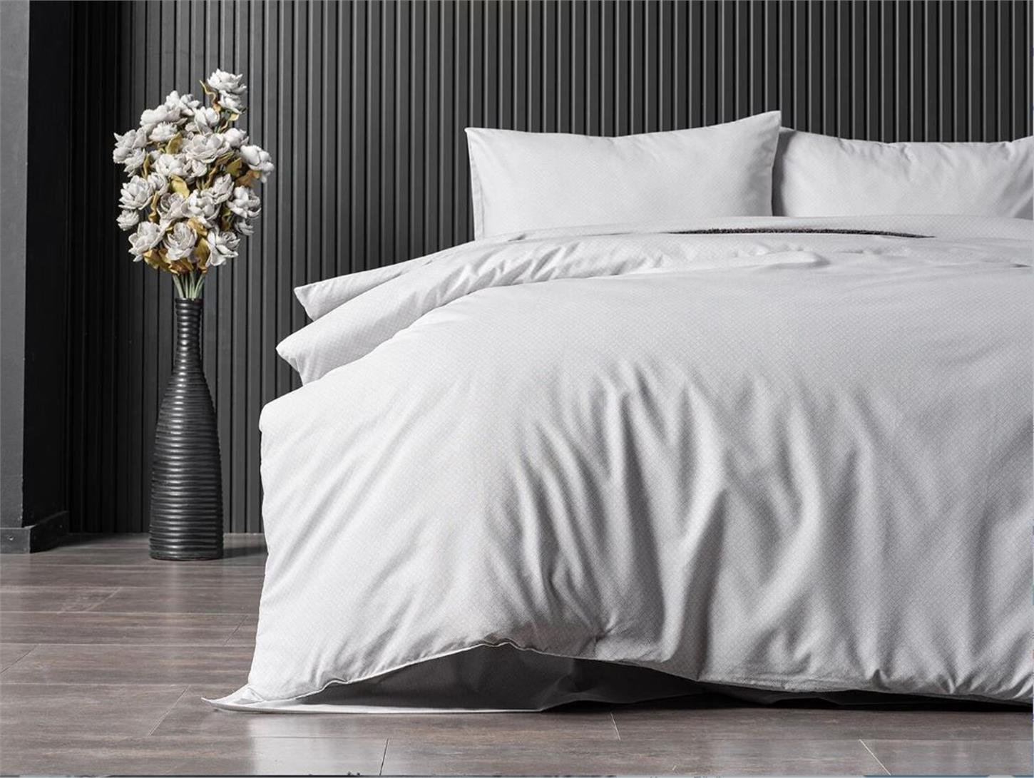 Doqu Home Tek Kişilik Pure Touch Nevresim Takımı Açık Gri