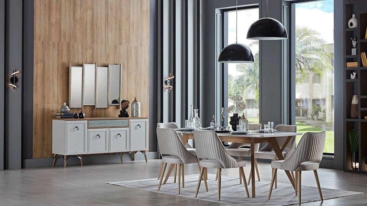 Bellona Valencia 6323 Sandalye 2 adet Bej