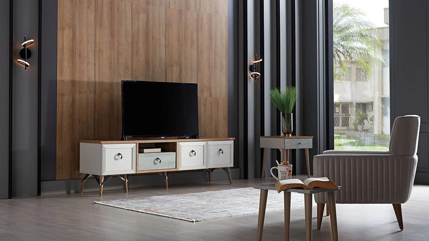 Bellona Valencia TV Sehpası Gri