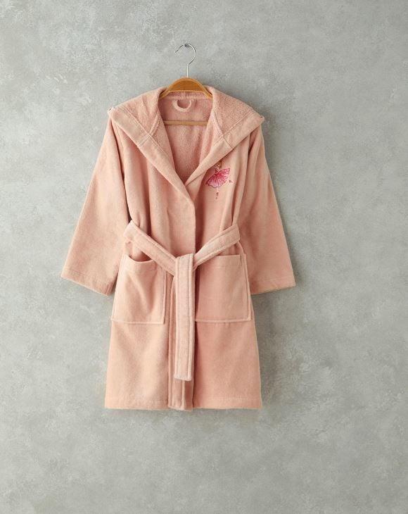 English Home Ballerina Çocuk Bornoz 8-10 Yaş Pembe
