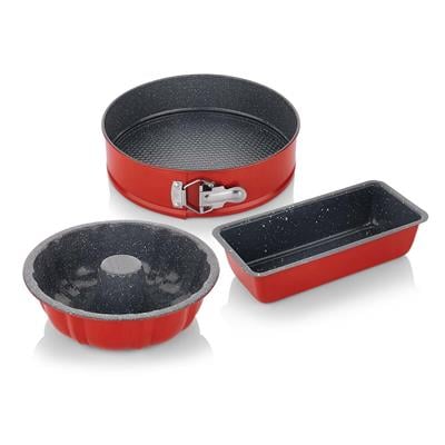 Schafer Ariana Kek Kalıbı Seti 3 lü 3 prç Kırmızı