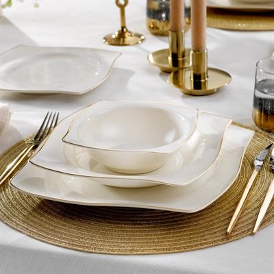 Schafer Bety Yemek Takımı 48 Parça Gold