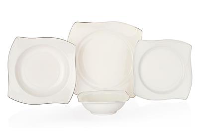 Schafer Bety Yemek Takımı 48 Parça Platin