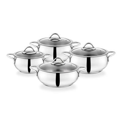 Schafer Cookhaus Çelik Tencere Setei 8 prç Inox