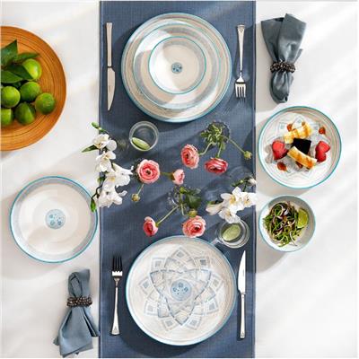 Schafer Iconic Yemek Takımı 24 Parça-Mavi