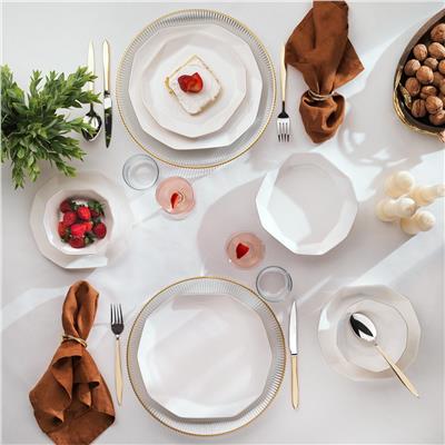 Schafer Siena Yemek Takımı 24 prç Gold