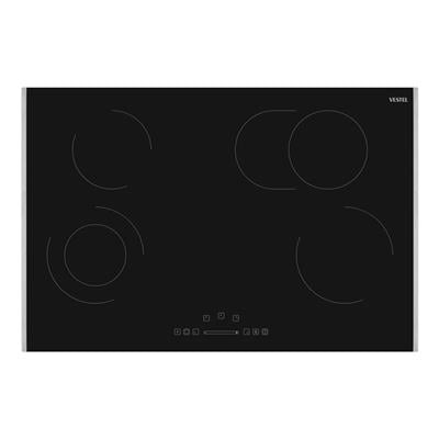 Vestel AO 78370 S VitroSeramik Siyah Ankastre Ocak