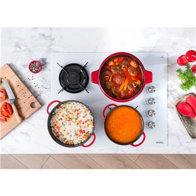 Vestel AO 65104 B DG-T 65 cm Kolay Temizlenir Yüzey Ankastre Ocak